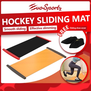 140/180/200cm Yoga Sliding Mat Sports Fitness Glide Plate Skating Training  Mat for Ice Hockey Roller Skating Leg Core Exercise