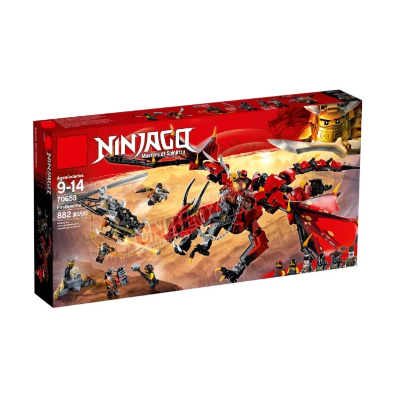 Ninjago Water Dragon Final Flight kai fightar Firstbourne Fire Mech Dieselnaut MOC Model Building Blocks Toys Gifts Shopee Singapore