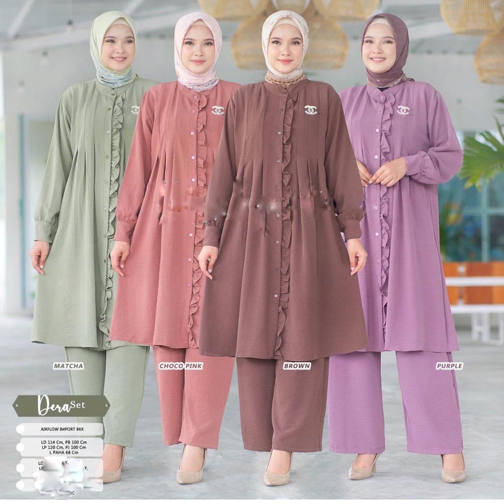 Bj Muslim Suit Idhul FitriST Women's Set Eid 2026 1 Set Casual Mothers ...