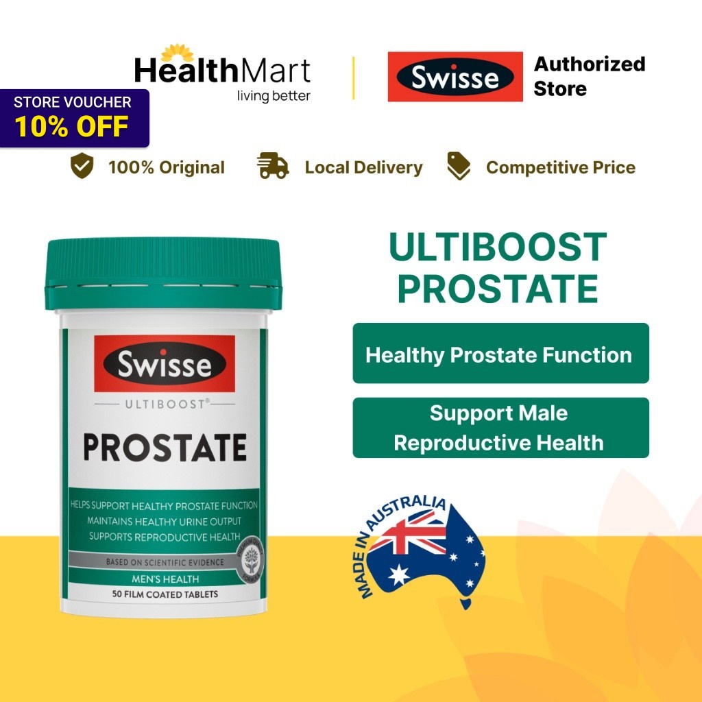 [SG] Swisse Ultiboost Prostate, 50 Tablets (Men's Health) | Shopee ...