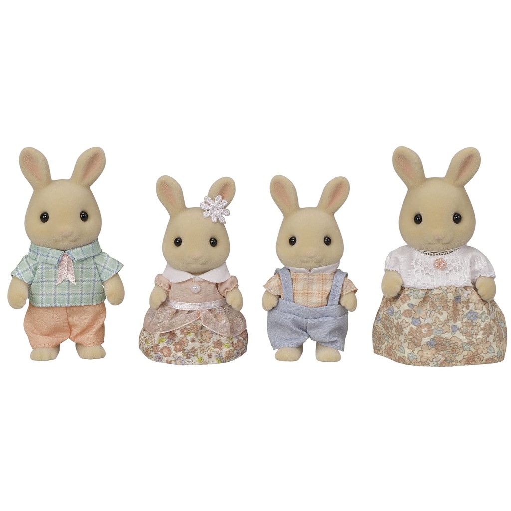 Sylvanian Families Milk Rabbit Family FS-47 ST Mark Certified Toy ...