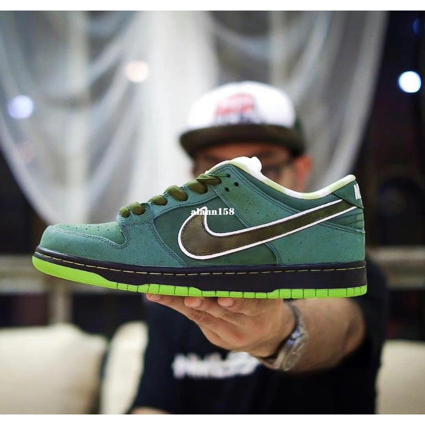 Concepts x Nike SB Dunk Low Green Lobster Classic Retro Sports