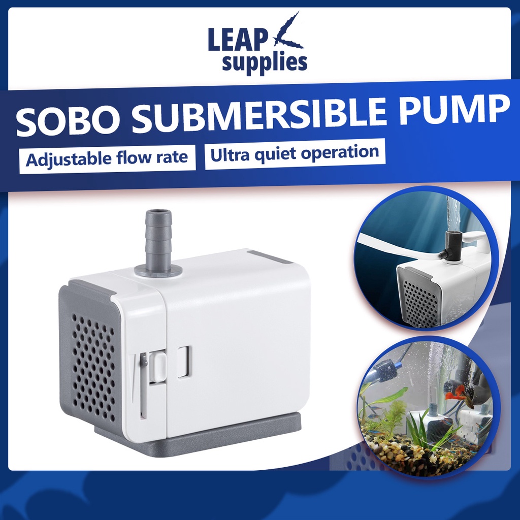 SOBO Submersible Pump | Sump Tank Bottom Filter Pump | Aquarium Fish ...