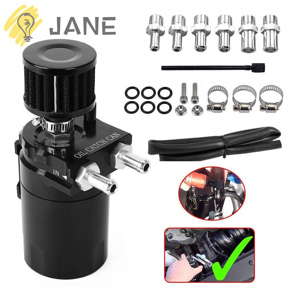JANE Oil Catch Can Replacement Universal Valve Filter Kit Oil Drain