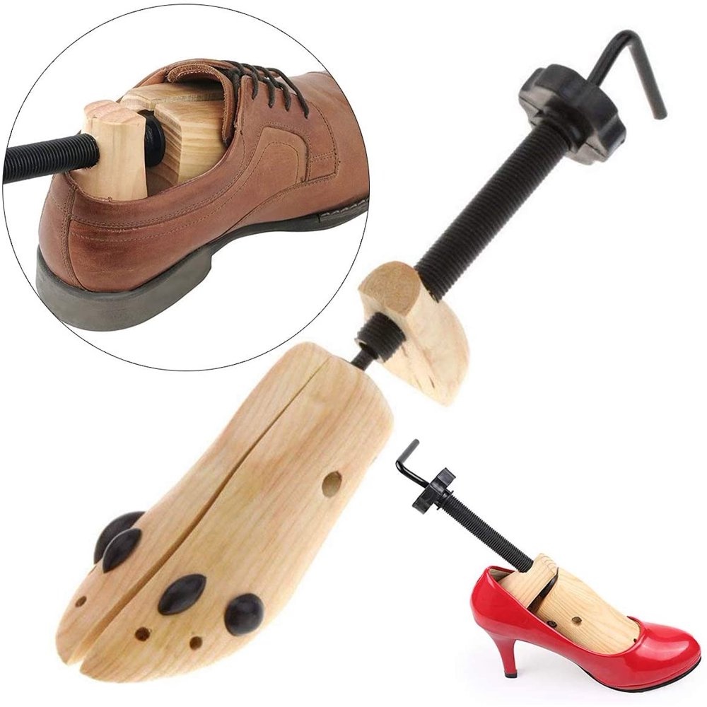 2-Way Shoe Stretcher - Professional, Metal & Wood | Shopee Singapore