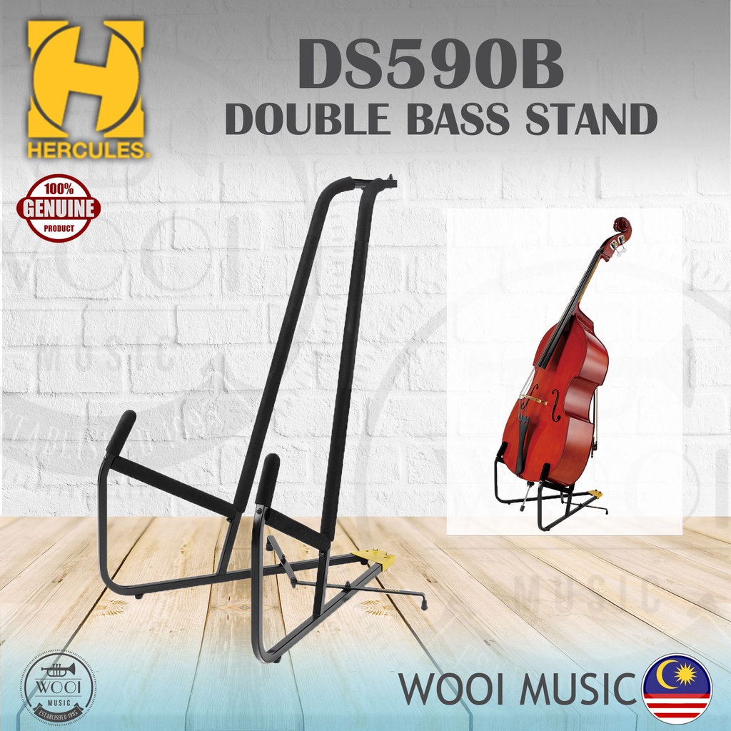 Hercules Ds590b Double Bass Stand Shopee Singapore