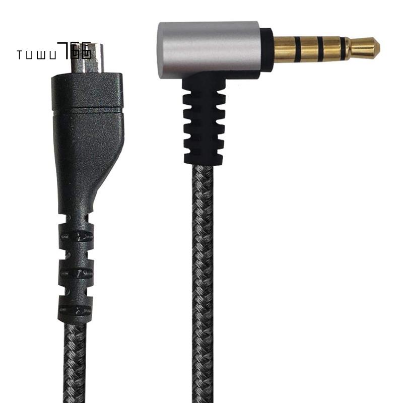 Audio Cable Flexible Stereo Gaming Headset Cord Replacement for