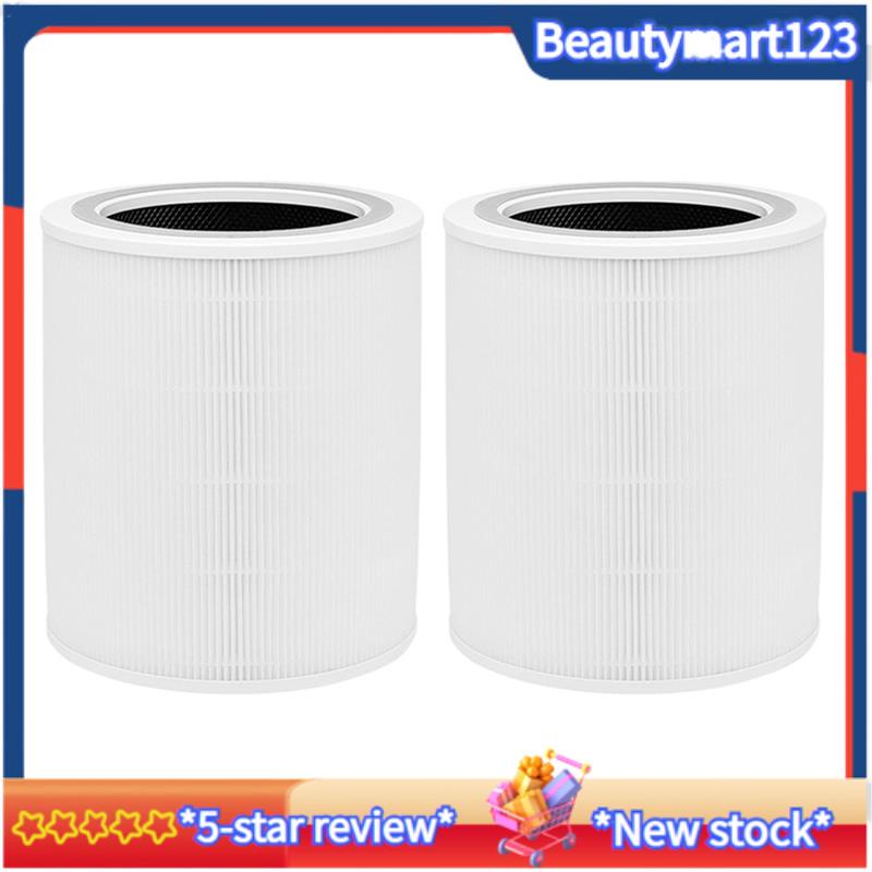 【BM】2Pcs Replacement Filter White Filter Screen H13 True HEPA For LEVOIT Core 400S Smart WiFi