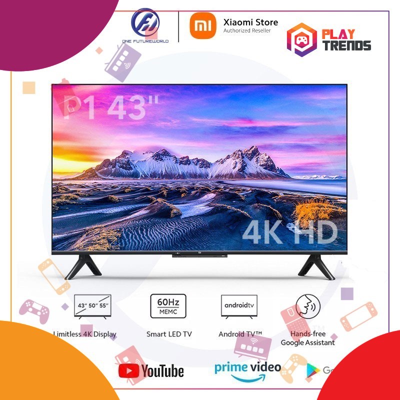 Televisor Xiaomi Mi TV P1 43 Ultra HD 4K/Smart TV/WiFi