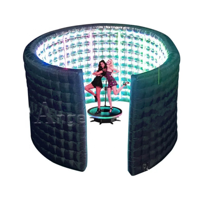 Inflatable Tent Portable led photo booth backdrop wall inflatable 360 ...