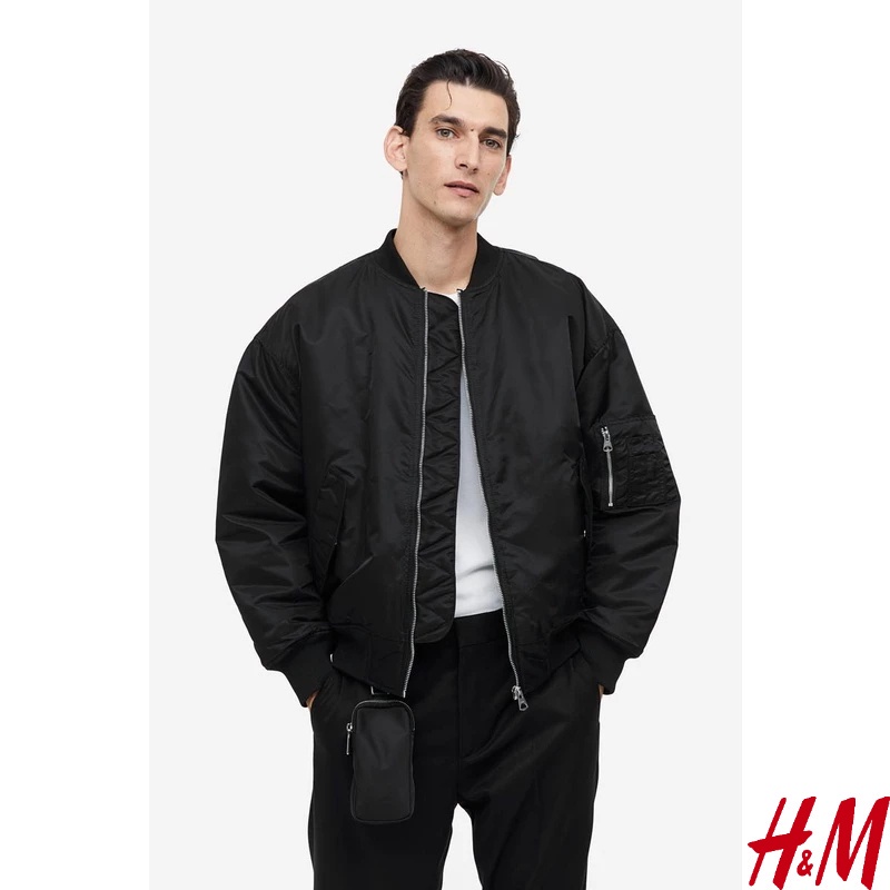 zara black bomber jacket