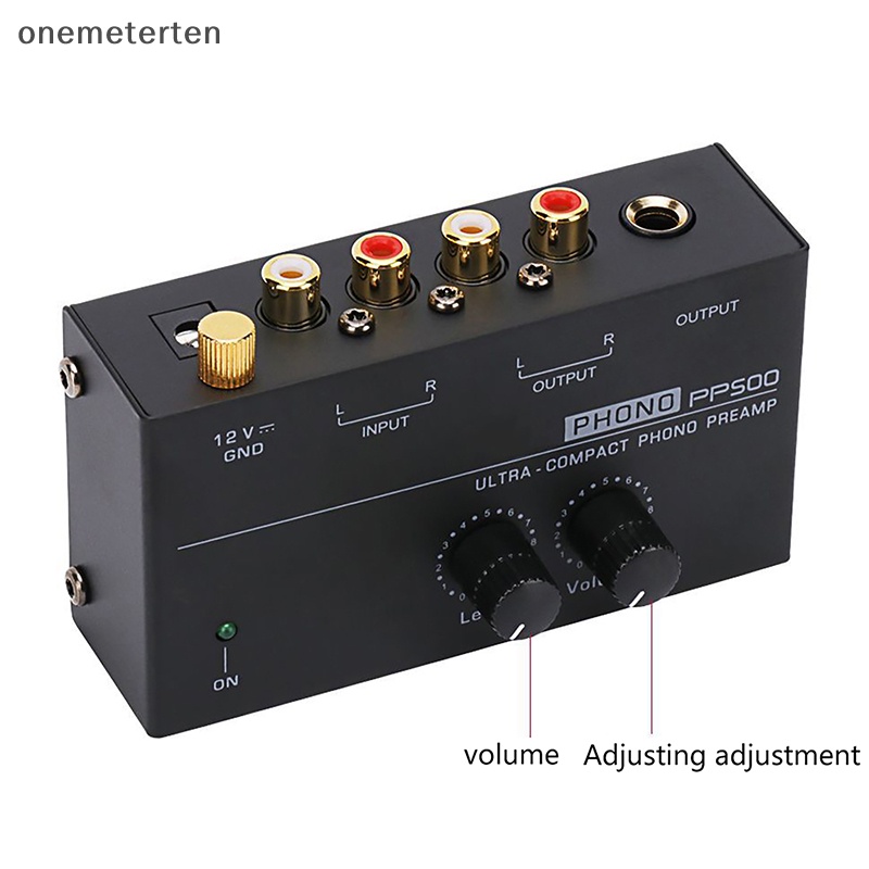 ont PP500 Phono Preamplifier Preamp With Bass Treble
