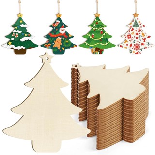 100pcs Wooden Snowflakes Embellishments Cutouts Craft Ornaments Unfinished Wood Snowflake Hanging Ornaments, Men's, Size: One size, Brown