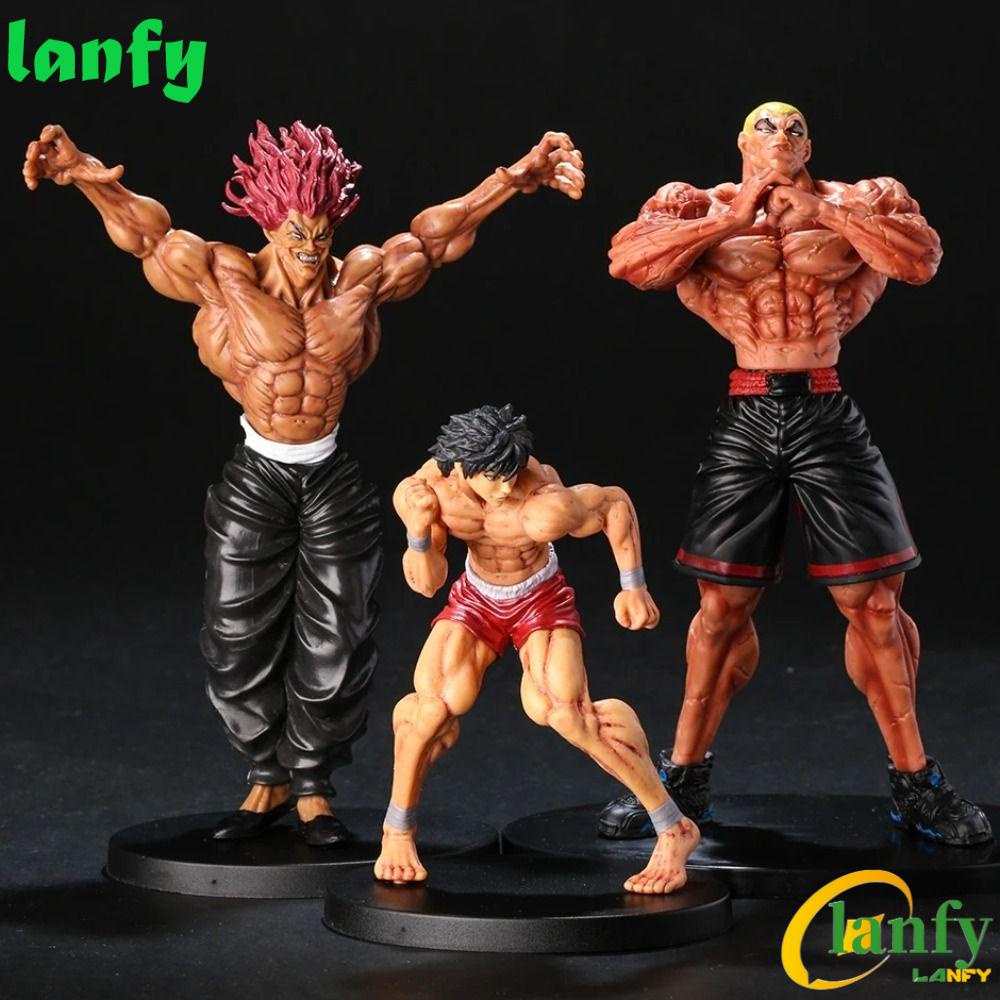 LANFY Anime Hanma Baki Figure, PVC Cartoon Anime Hanma Yujiro ...