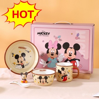 Disney Mickey Mouse Cartoon Mugs Coffee Cups Cute Minnie Mouse Daisy Milk  Breakfast Mugs Kawaii Tea Cup Set Family Cup