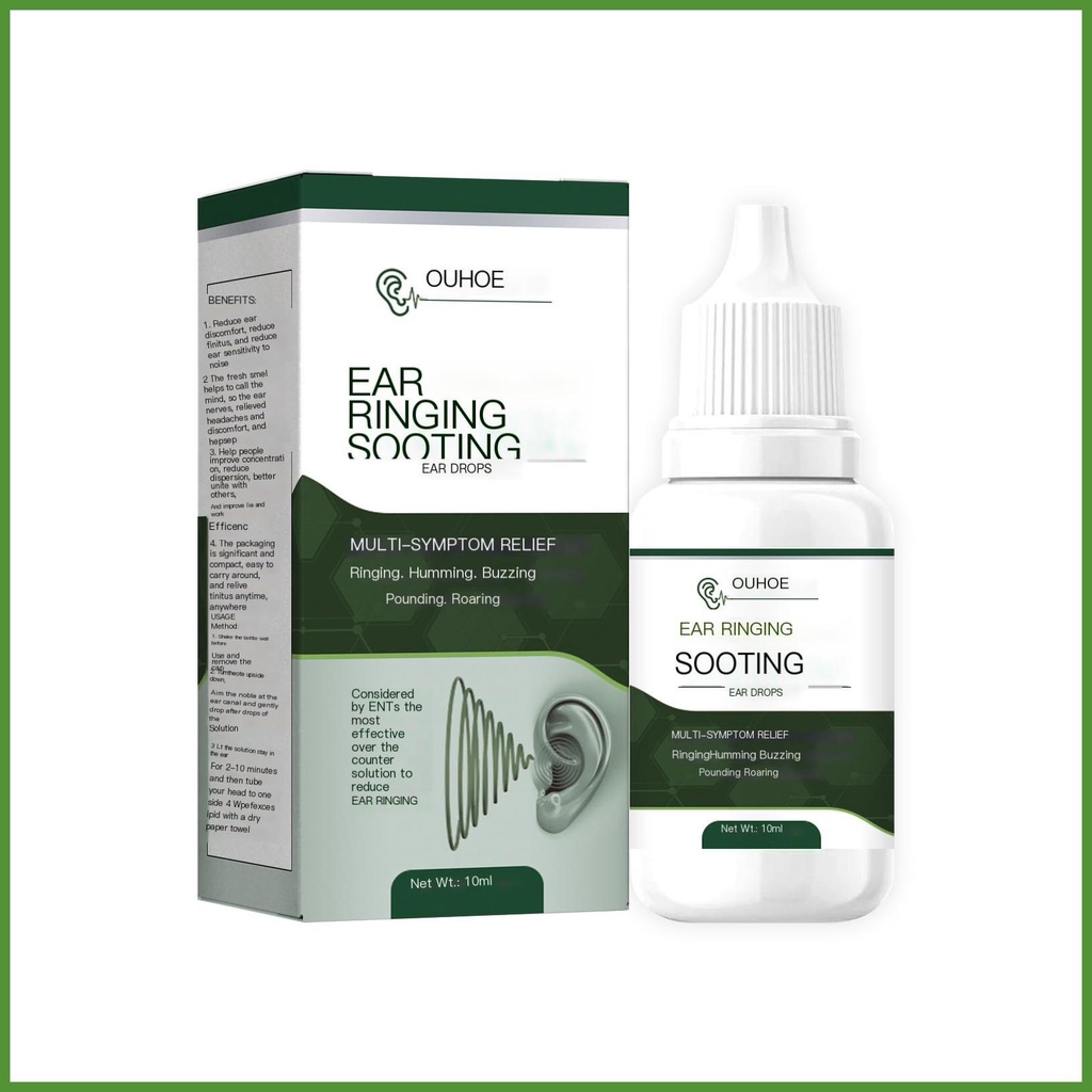 Tinnitus Relief Drops Ear Care Refreshing and Comfortable Clearing and
