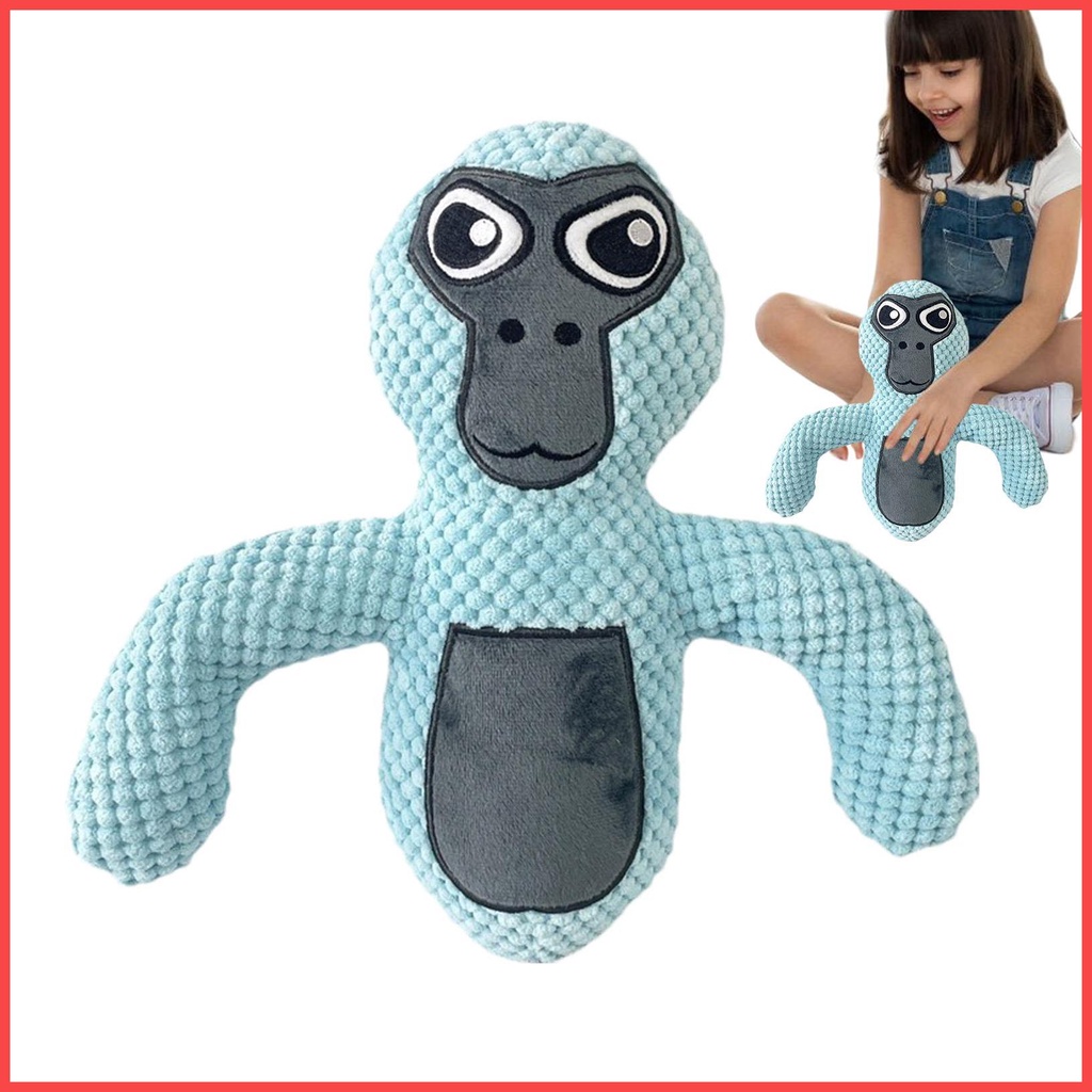 Stuffed Plush Gorilla Toy Adorable Cuddly Sensory Doll Huggable Game