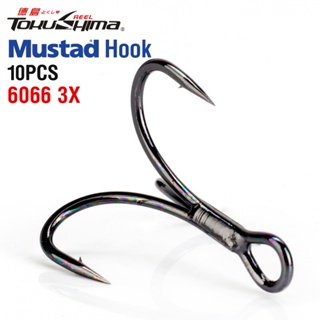 Fishing Hook 10pcs Treble Hooks With Feather 2# 4# 6# 8# 10