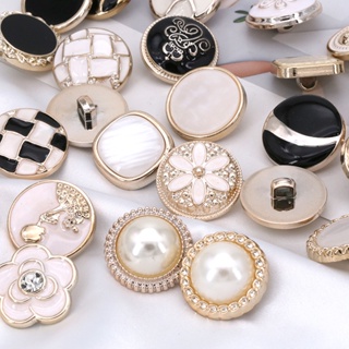 10pcs Pearl Button, Pearl Accessories, For DIY Clothes Hat Shoes  Accessories, Earrings Hair Accessories, Jewelry Handmade Accessories  8/10/12/14/16/18