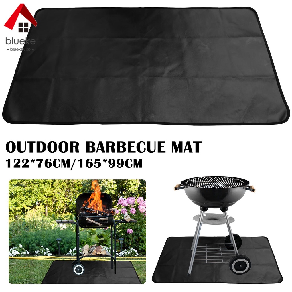 Under Grill Mat Fireproof OilProof WaterProof Grill Pad Heat