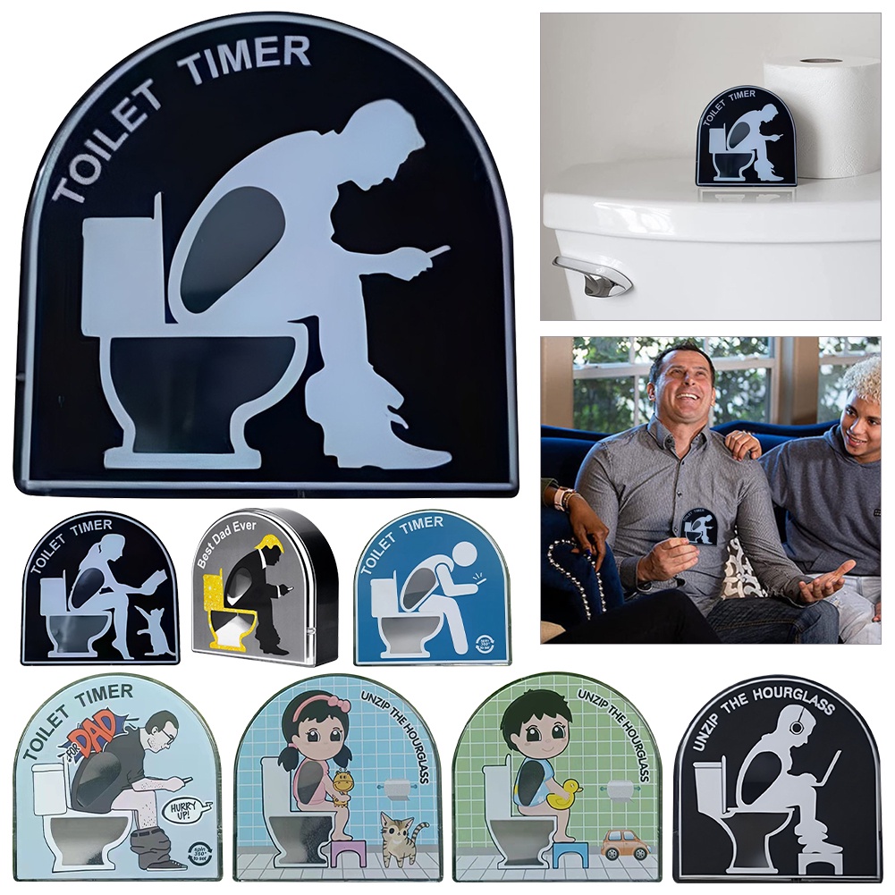Creative Clock Timers 5 Minutes Toilet Countdown Timer Manage Time Gift ...