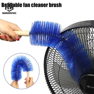 1pc Black Handle Fan-shaped Cleaning Brush For Keyboard And Computer,  Remove Dust