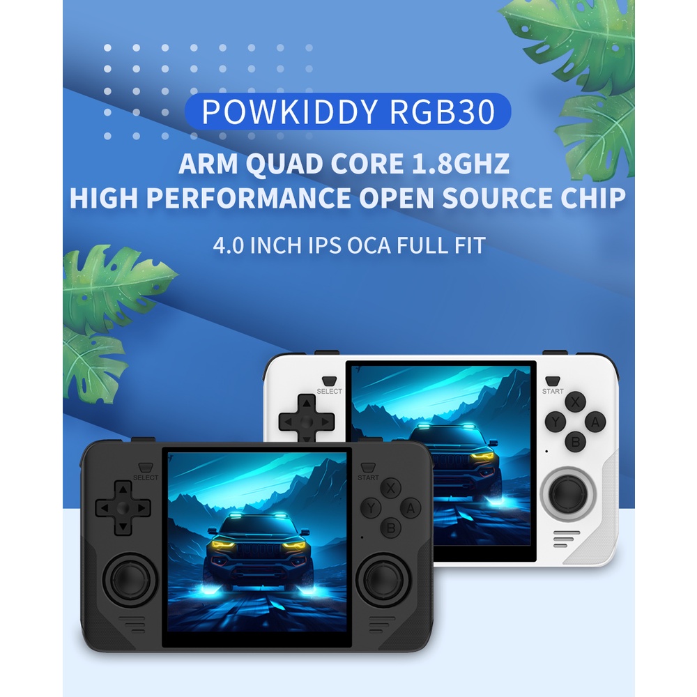 Amazon | Powkiddy RGB30 レトロハンドヘルドゲームコンソール