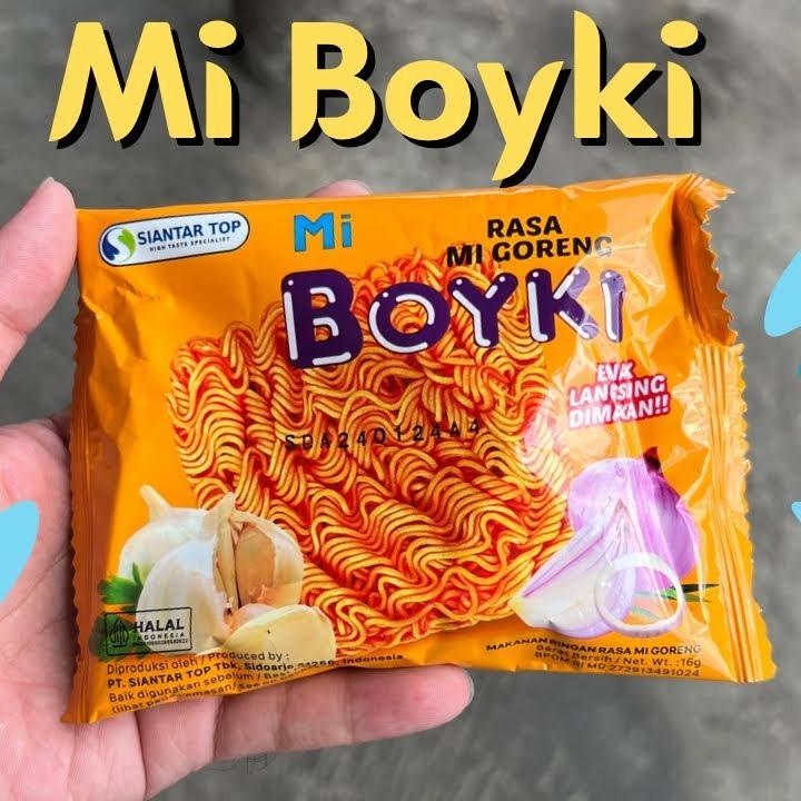 Mi Boyki Rasa Sambal Goreng - Netto 10 bks x 16 gr - Gambar 4
