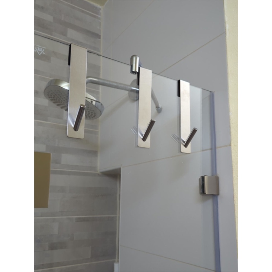 2pack Stainless Steel Over Glass Door Shower Door Back Shower Towel