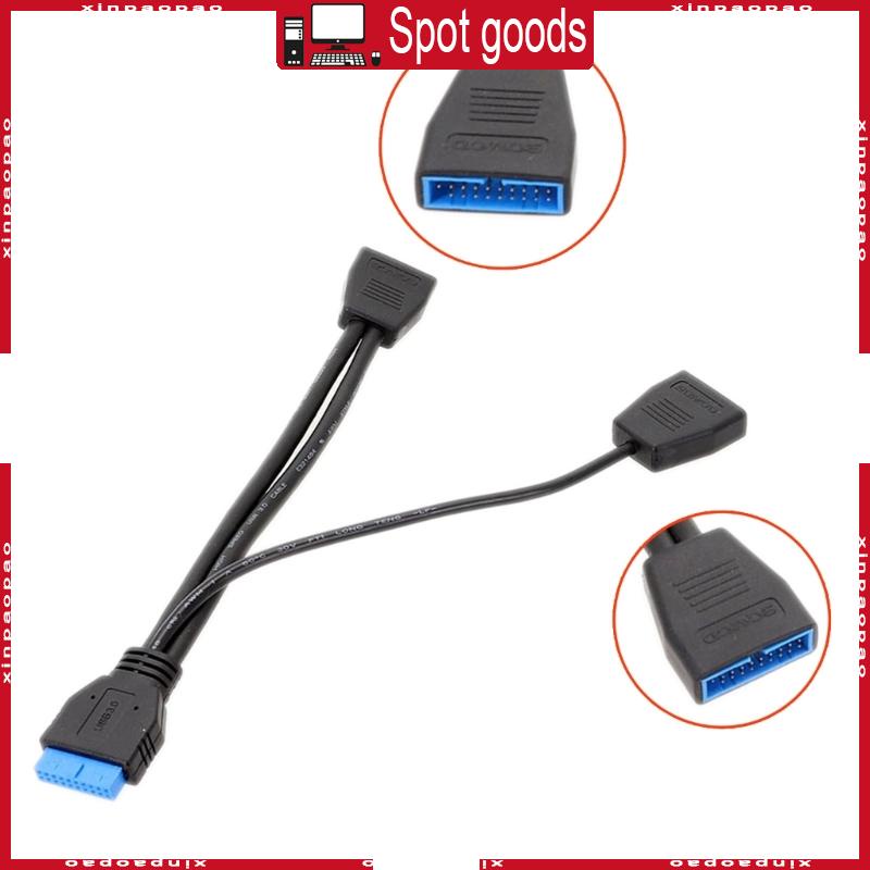 XI Motherboard USB Splitter Internal USB Hub 19 Pin USB 3 0 1 to 2