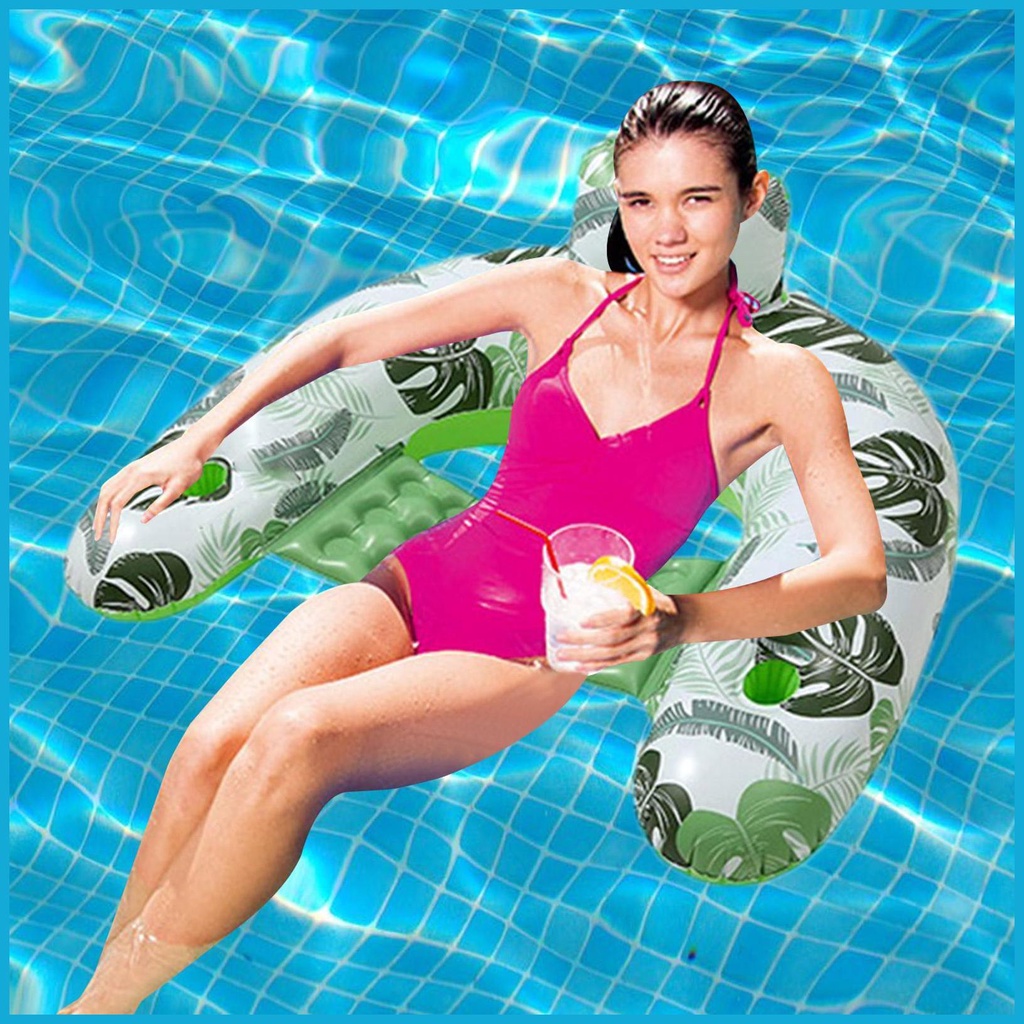 Inflatable Pool Float Chair Float Inflatable Swimming Pool Lounge