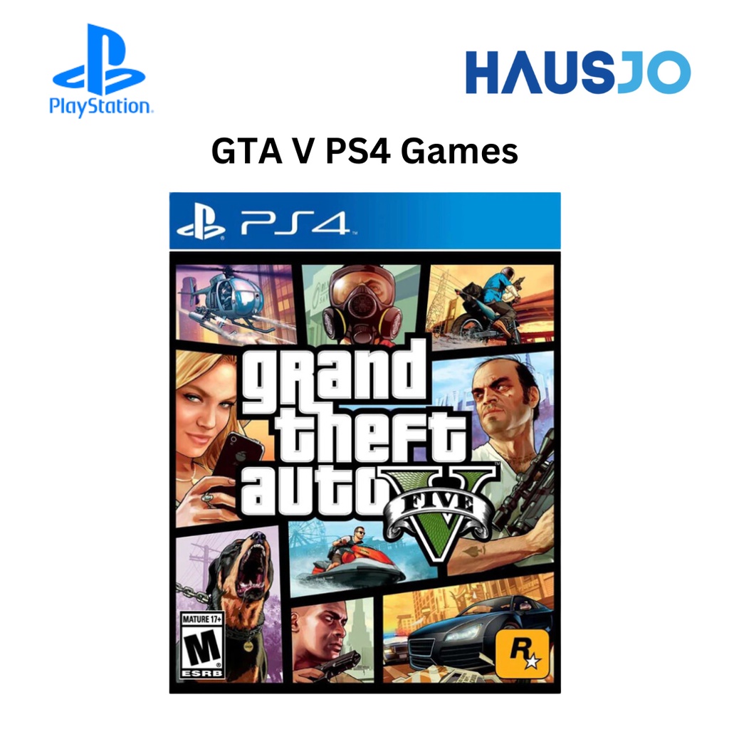 Grand theft auto V GTA5 Playstation PS4 Games | Shopee Singapore