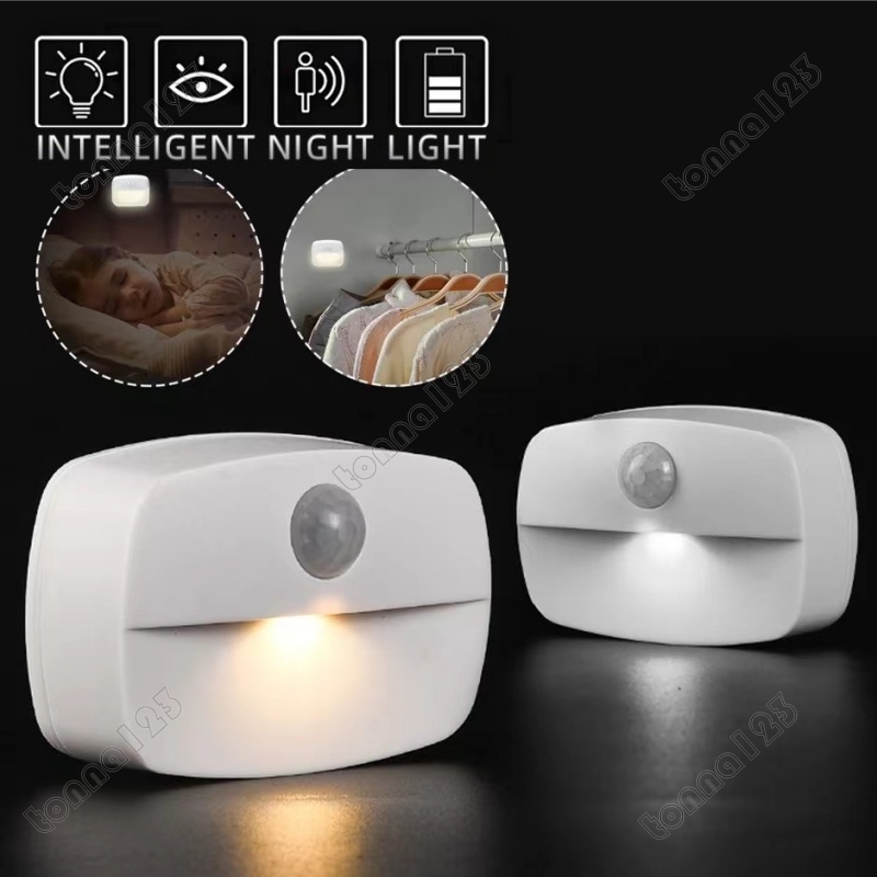 Wireless Intelligent LED Night Light Induction Light Automatic Motion ...