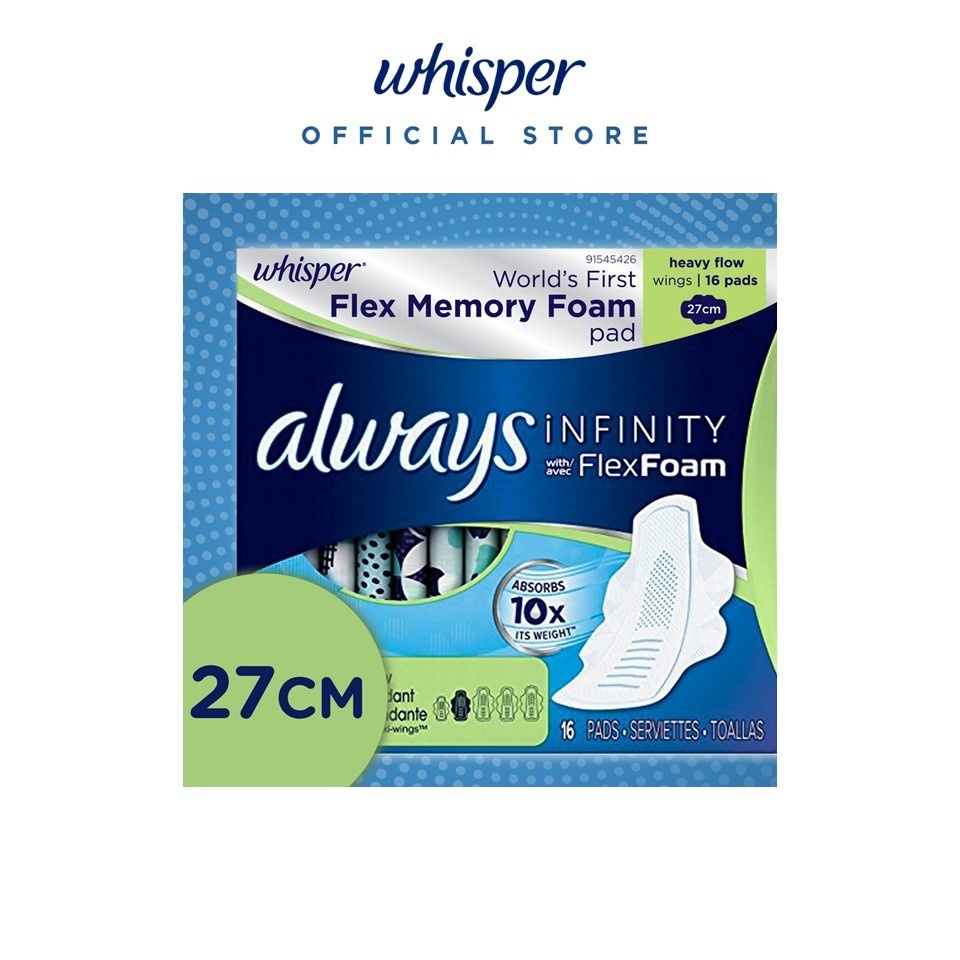 Always Infinity FlexFoam Super Pads Size 2 Unscented (16s) | Shopee ...