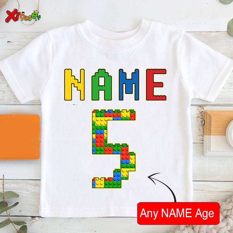 Lego birthday boy shirt deals