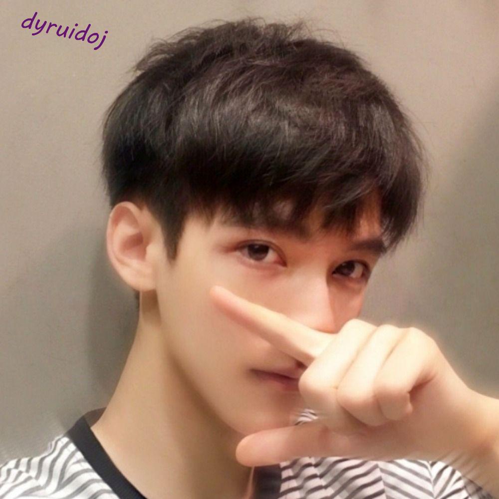 DYRUIDOJ1 Short Men Wigs, Hair Extensions Handsome Male Wigs,