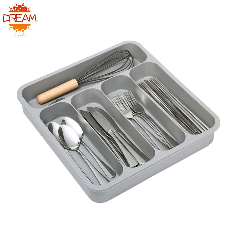 Dream Cutlery Storage Tray Ecofriendly PP Tray Kitchen Separation Cutlery Organizer Shopee