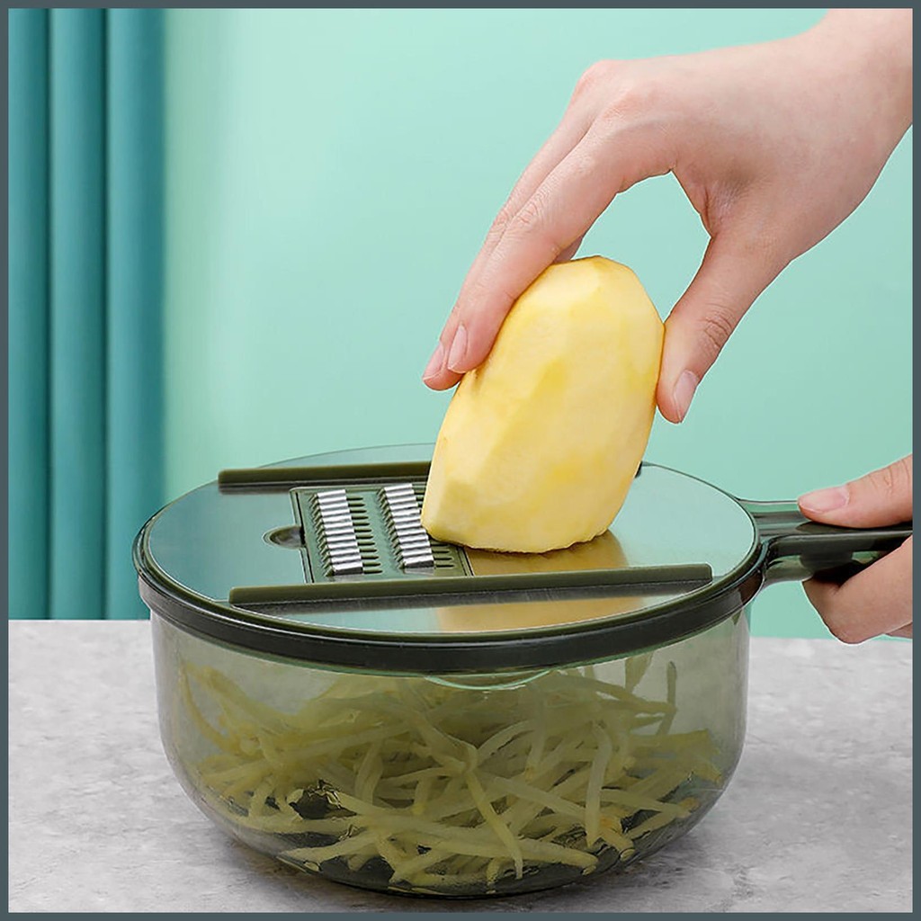 Cheese Grater Sturdy Adjustable Stainless Steel Box Grater with Drain ...