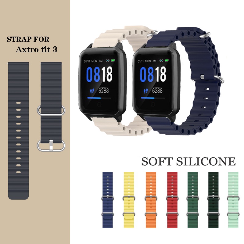 For AXTRO Fit 3 / Actxa Tempo 5c 4c Ocean Strap Silicone Band For ...