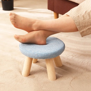 Modern Simple Footstool Office Desk Foot Rest Bathroom Toilet Wood Feet  Rest Household Footstool Raised Platform