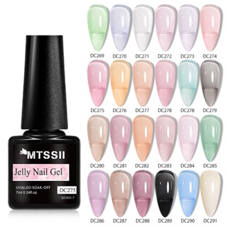 MTSSII 7ml Neon Rubber Base Gel Color Nail Gel Bright Color