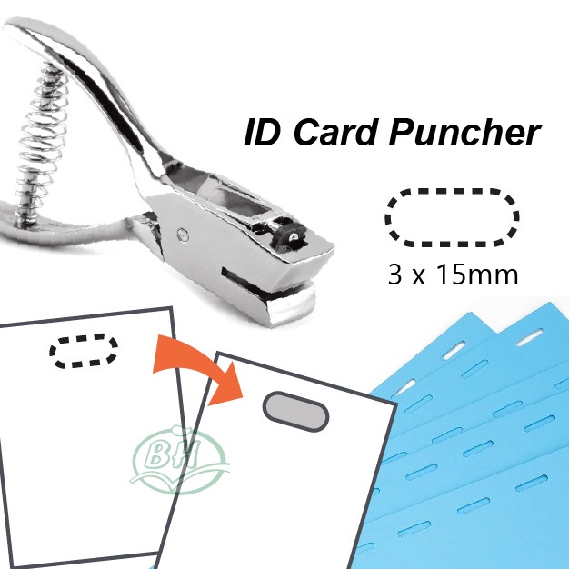 ID Card Punch/Laminating Card Punch/Mounting Board Hole Punch Rounded ...