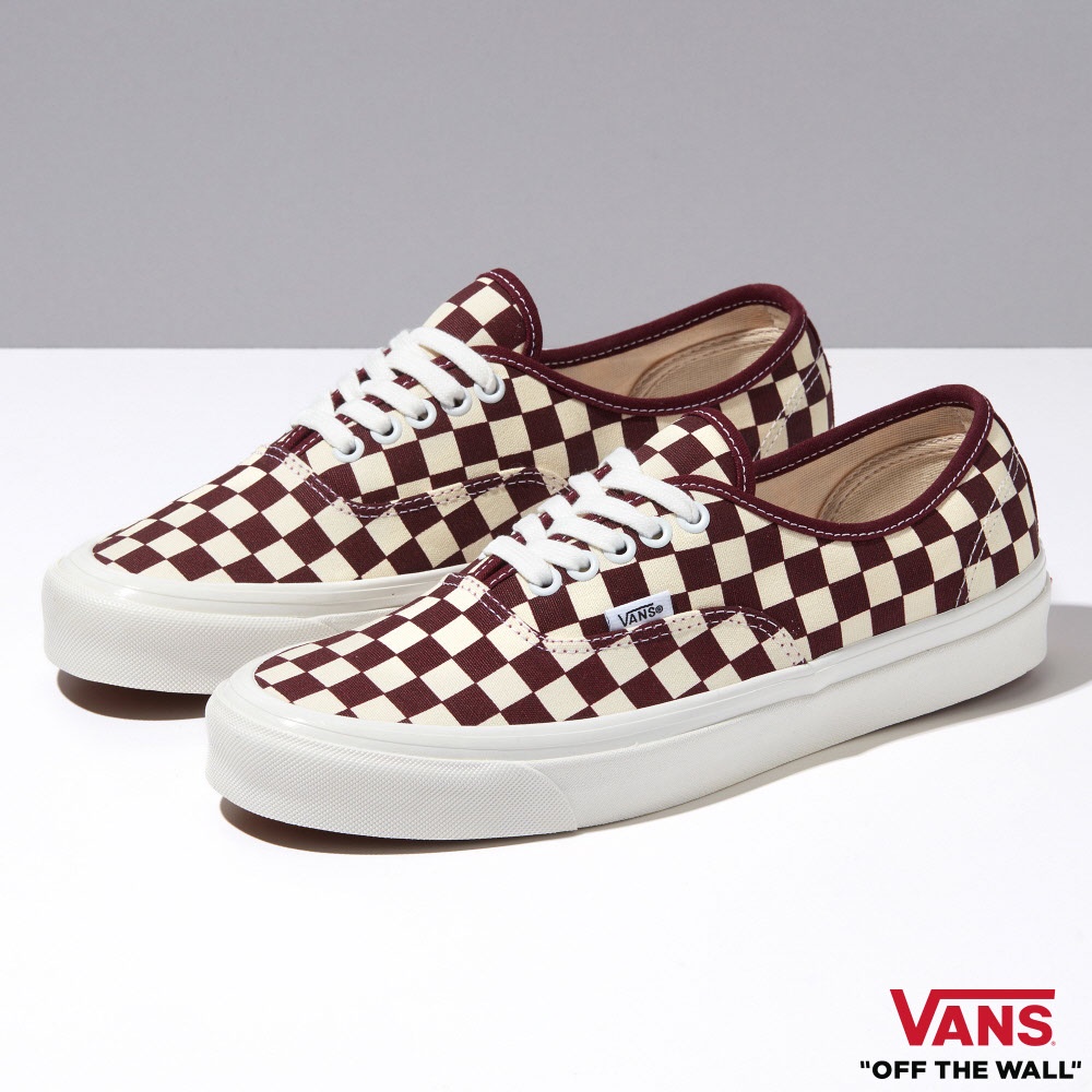 Vans Checkerboard Authentic 44 DX Sneakers Men Unisex US Size RED VN0005U84QU1 Shopee Singapore