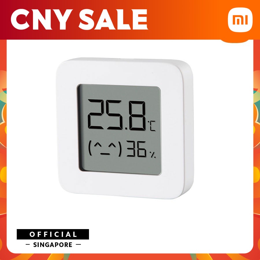 Xiaomi Mi Temperature And Humidity Monitor 2 Shopee Singapore