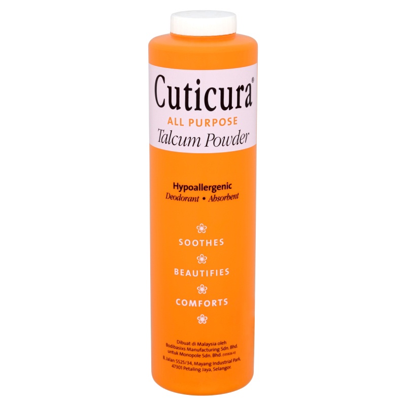 Cuticura All Purpose Talcum Powder (400g) Shopee Singapore