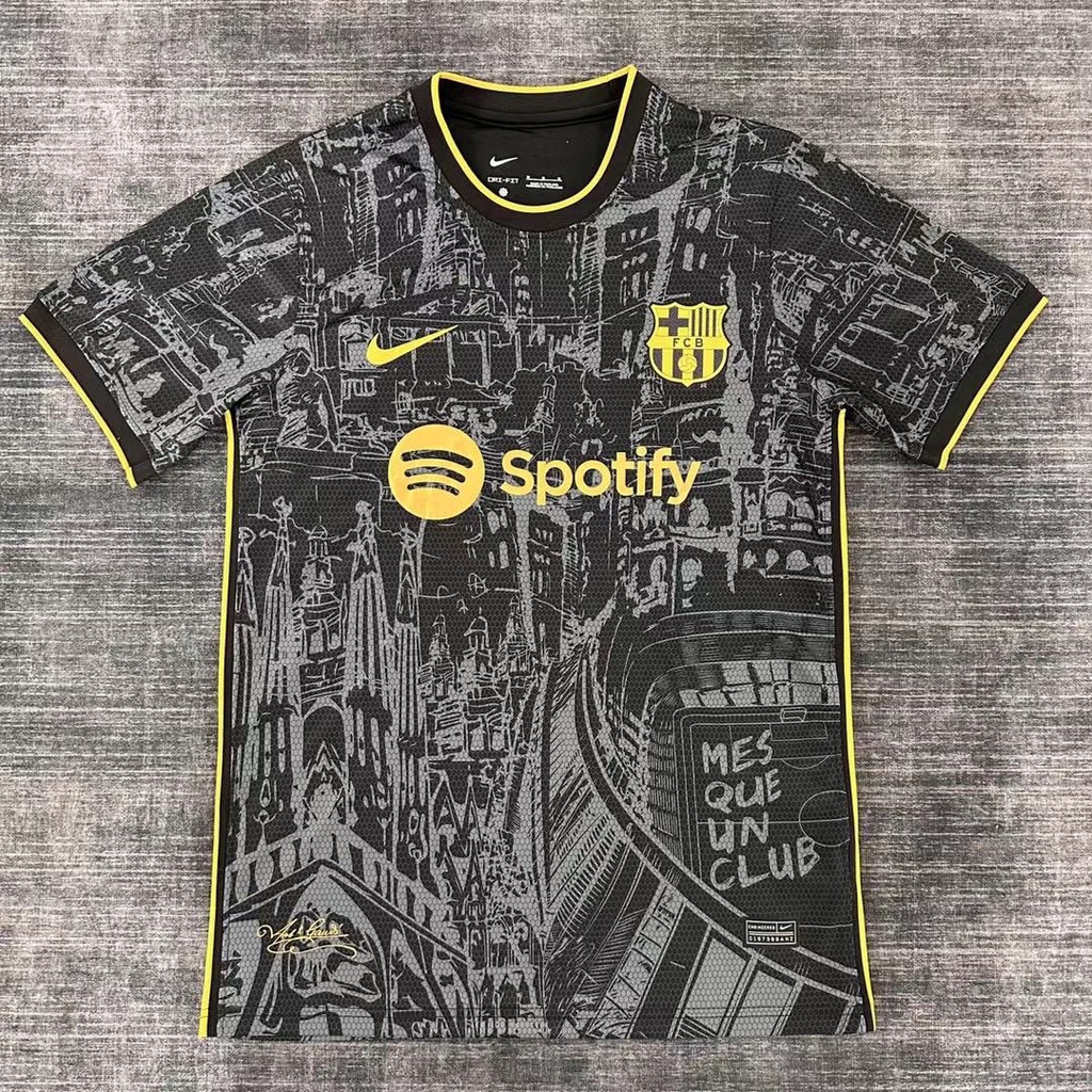 23-24 New Barcelona special edition fan version jersey football game  training uniform commemorative model quick-drying