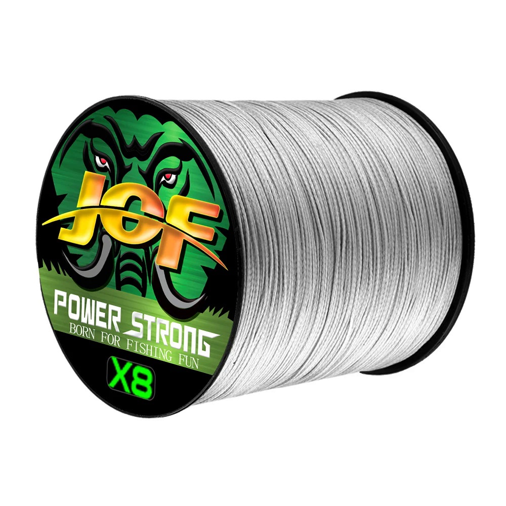 JOF 8x Braid Fishing Line 8 Strand 500m Japanese Multifilament Fly Carp  Super Strong For Saltwater/Freshwater Woven Thread