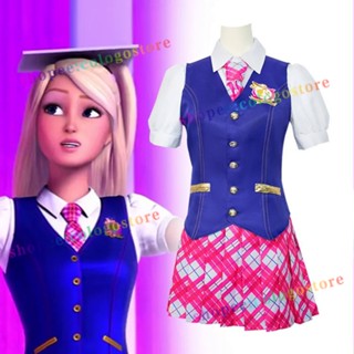 Barbie princess charm online school dress