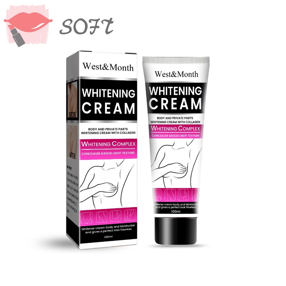 SOFTNESS Whitening Cream, Brighten Moisturizing Underarm Cream, Skin