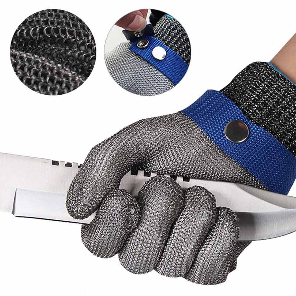 Anti Cutting Gloves Strengthen Proof Protect Safety Self Defense Cut Metal  Mesh Butcher Anti-cutting Breathable Work Gloves Working Protective for  Preventing Cutting Knife Wear Resistant Stainless Steel Wire Silk Glass  Handing Butcher